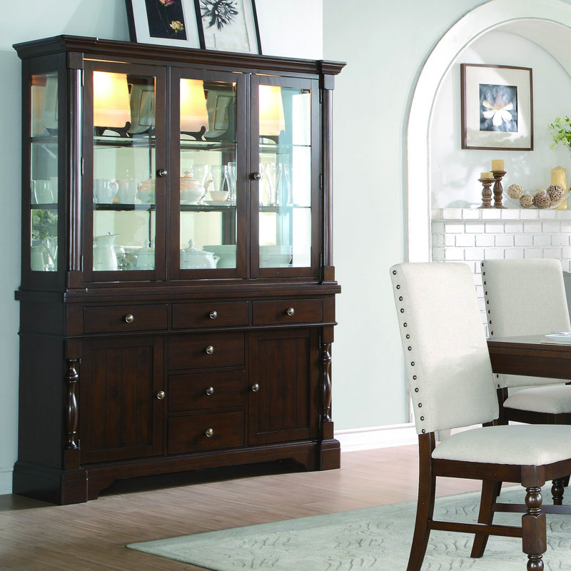 Darby Home Co Brownville Buffet Lighted China & Reviews Wayfair